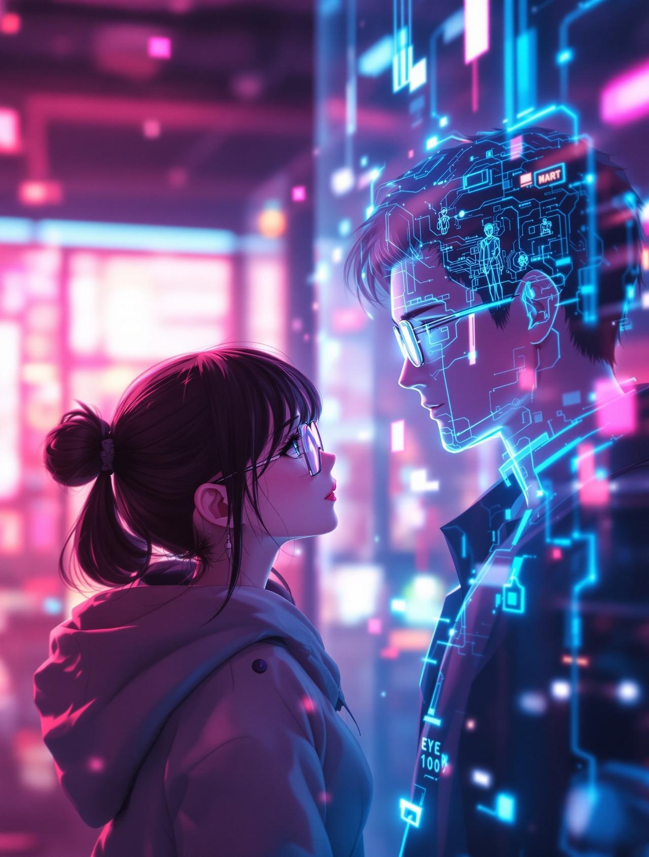 短剧韩剧网《我的男友是AI》封面图 - 校园初恋